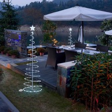 Yescom Twinkle Spiral Christmas Tree Light Outdoor Yard Party Decor