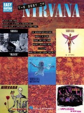 Best of Nirvana Easy Guitar Notes  Tab Sheet Music Chords Rock Songs Book