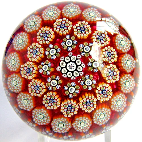 Paperweight PETER MCDOUGALL Concentric Millefiori 2011
