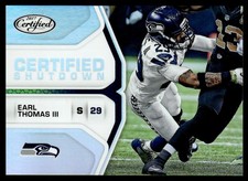 2017 Panini Certified Shutdown Earl Thomas III Seattle Seahawks #CS-ET