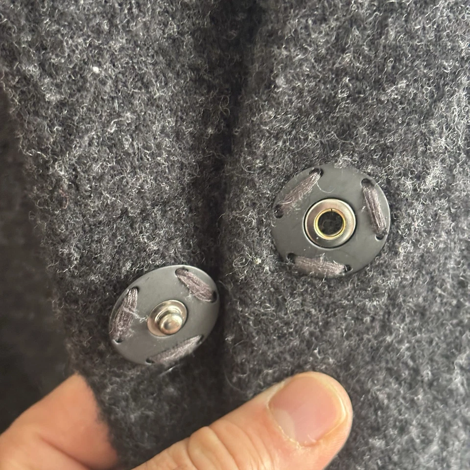 Abrigo Cárdigan Vince Carbón Lana Brezo Mezcla Alpaca Longline Para Mujer’s L Nuevo Sin Etiquetas Foto 4 de 4