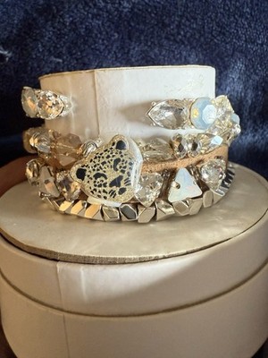 Bomb Party She is Strong and Resilient Leopard Stack RBP6050 Silver 