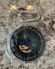 Scotty Cameron Golf Gallery Johnny Racer Rubber Bag Tag w/ Carabiner Clip