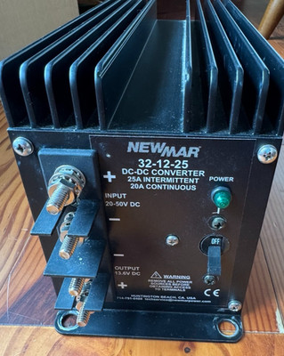Newmar 32-12-25 DC-DC Converter 32V to 12V 25A 20A Continuous Marine RV Power Su