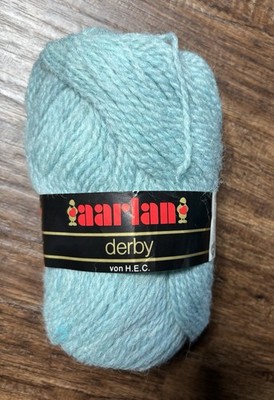 Aarlan Royal von H.E.C. Yarn Wool Acrylic Mohair Col 4285 Lot 4570 Blue 4 Skeins