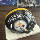 Hines Ward Signed Steelers Mini Helmet BAS Witnessed Auto