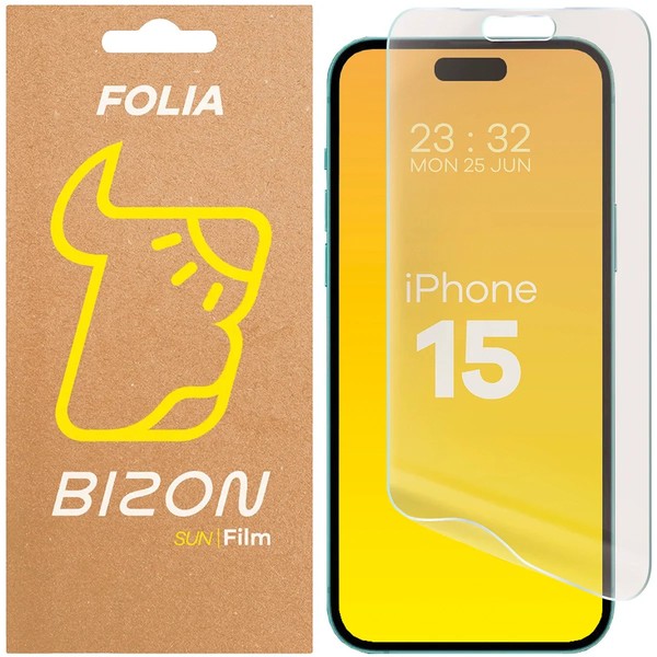 Matte Folie FüR Iphone 15 Bizon Schutzfolie Displayschutzfolie Film Handyfolie-image