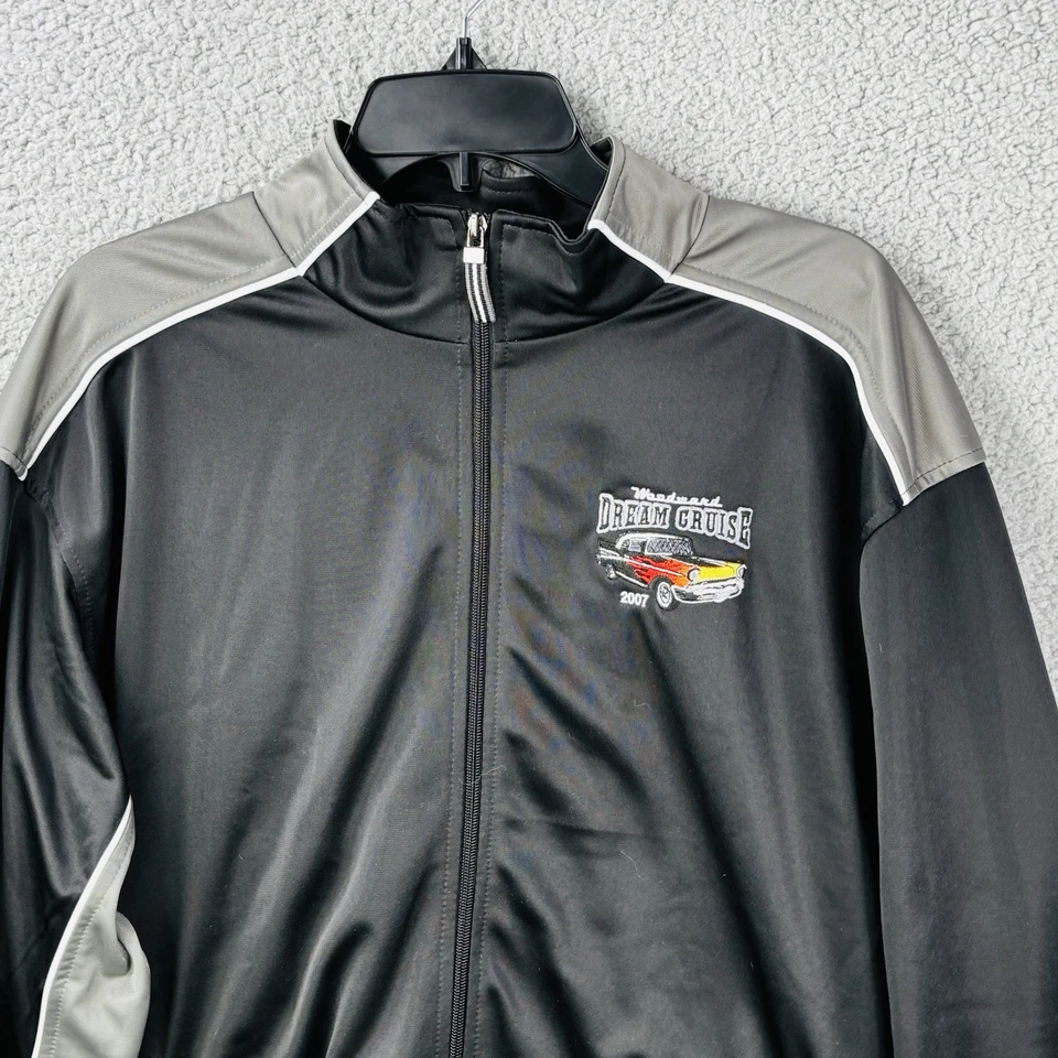 District Threads Woodward Dream Cruise 2007 Jacket Mens XL Black Chevy Bel-Air - Image 3 of 4