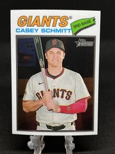2026 Topps Heritage Chrome Casey Schmitt #27 San Francisco Giants
