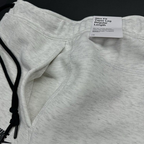 Nike Sportswear Tech Fleece Joggers Pants Men’s 2XL Birch White FB8002-051 - Picture 3 of 10