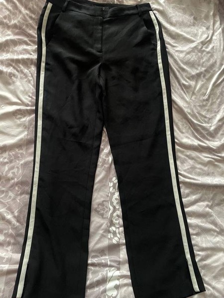 Women AllSaints Trousers Black 38 / M / 46 #4X7C