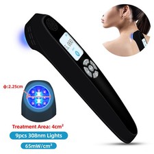 308nmx9pcs Excimer UVB Blue Light Phototherapy Device for Skin Disease 65mW/cm 