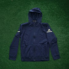 Adidas Women's 2018 Sideline Navy Blue/Sand Squad Full-Zip Woven Jacket