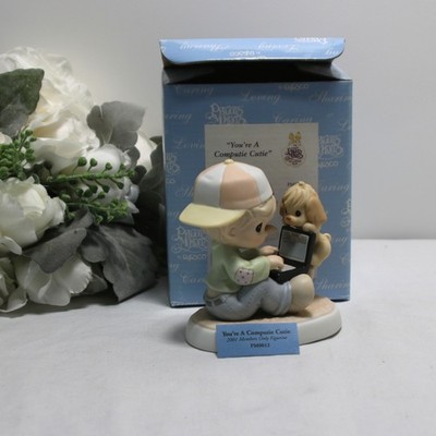 2001 Precious Moments You're A Computie Cutie Figurine PM0012 Member Exclusive