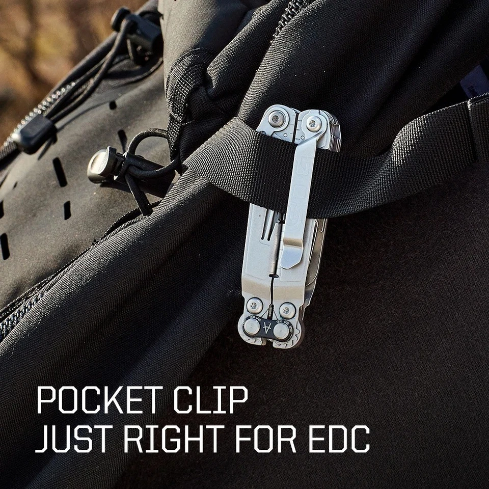 SOG 18-in-1 Multitool Klappzange – Mini EDC-Werkzeug mit Schere & Tasche, Campin - Bild 4 von 4