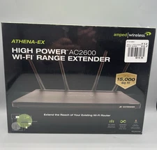 Amped Wireless Athena-EX High Power AC2600 RE2600M Wi-Fi Range Extender - Sealed