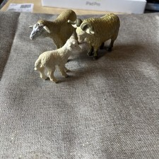 Schleich Sheep Family Ram Ewe Lamb Retired Vintage