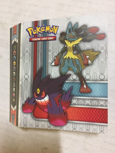 Classeur collector Pokemon Mega Gengar/Lucario 1 poche pour jeu de cartes TCG CCG