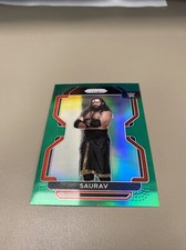 2022 PANINI PRIZM WWE GREEN PRIZM PARALLEL 103 SAURAV