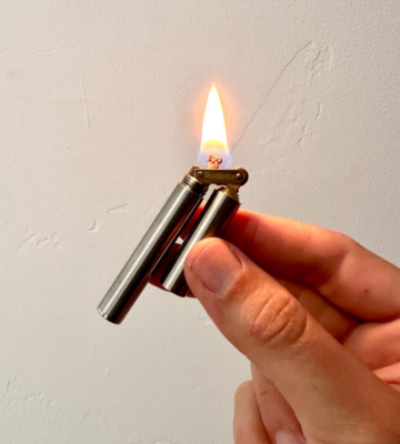 #ad Lighter Kerosene Stainless Lighter Stick lighter Windproof Silver Lighter USA $24.95