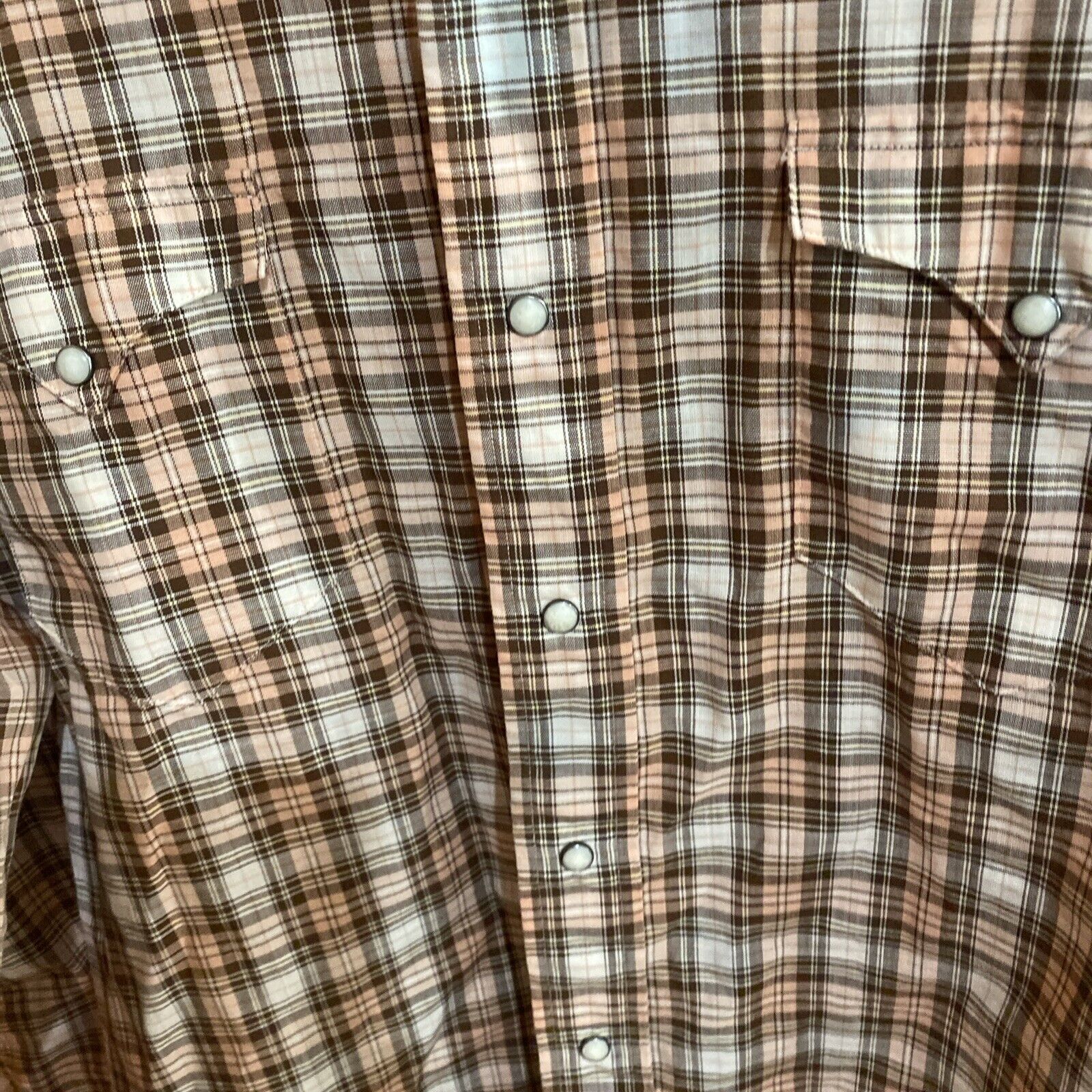 Polo Ralph Lauren Western Shirt XXL Beige Pearl S… - image 4