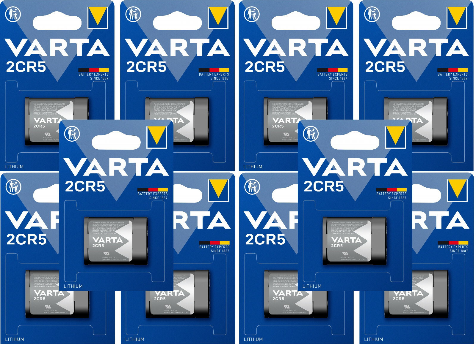 Thumbnail - 10x Varta 2cr5 Foto Photo Lithium Batterie 6v 1600mah 6203 Mhd 12-2031
