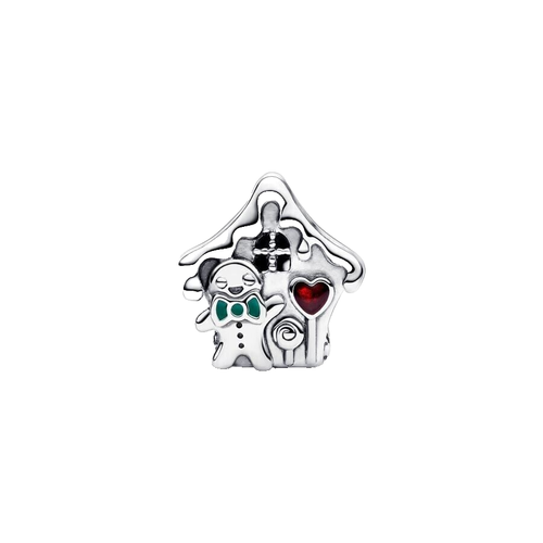 PANDORA Charm Sterling Silver ALE S925 GINGERBREAD HOUSE 792823C01. - Picture 2 of 2