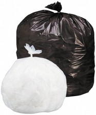 Ability One 33 Gal 1.22 mil Heavy-Duty Trash Bag 33" Wide x 39" High, Low-Den...