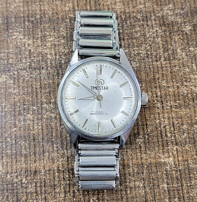 Vintage Original TIMESTAR 17 JEWELS Antique Collectible