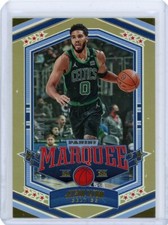 2021-22 Panini Chronicles Basketball Marquee Gold #358 Jayson Tatum #09/10