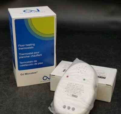OJ Microline UDG-4999 Programmable Floor Heating Thermostat with  Cable Monitor