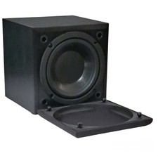 Pinnacle Subcompact 6 Powered Subwoofer 200w Home Theater Bass Audio Usa Tested