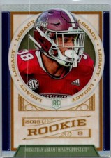 2019 Panini Legacy #176 Johnathan Abram Blue #/50