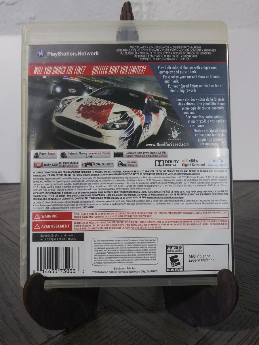 Need for Speed: Rivals PS3 PLAYSTATION 3 SONY NEW SEALED RACING 14633730333