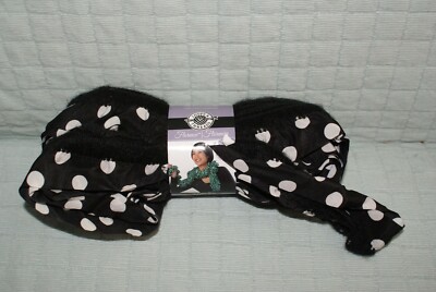 Florence Loops & Threads Black White Dot Yarn Craft Knit Crochet Fast Shipping