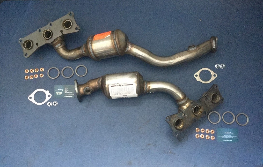 BM91349H BM91350H Pair Manifold Catalytic Converter BMW 330i 3.0i