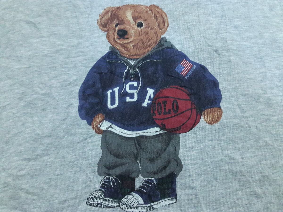 VINTAGE POLO RALPH LAUREN BEAR SWEATSHIRT HOODIE SHIRT M VINTAGE POLO RALPH LAUREN BEAR SWEATSHIRT HOODIE SHIRT M