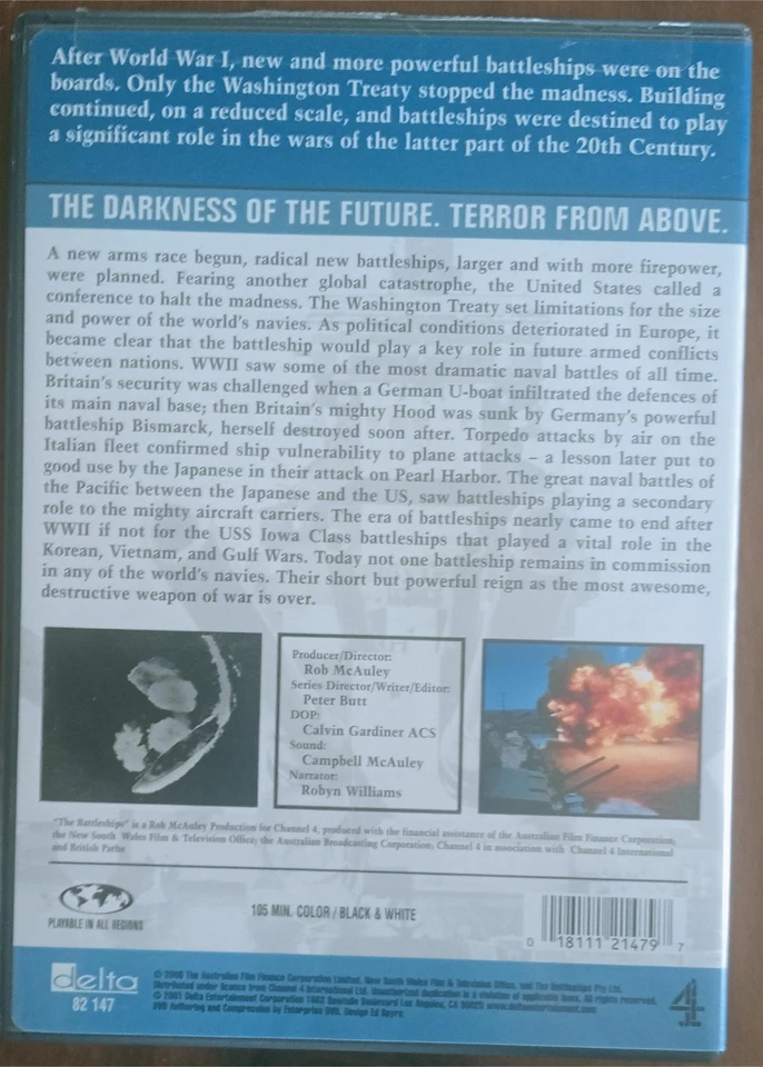 The Complete History of the Battleship:1800-1916 & 1916-Present 2 DVDS REGION 0 - Image 2 of 4