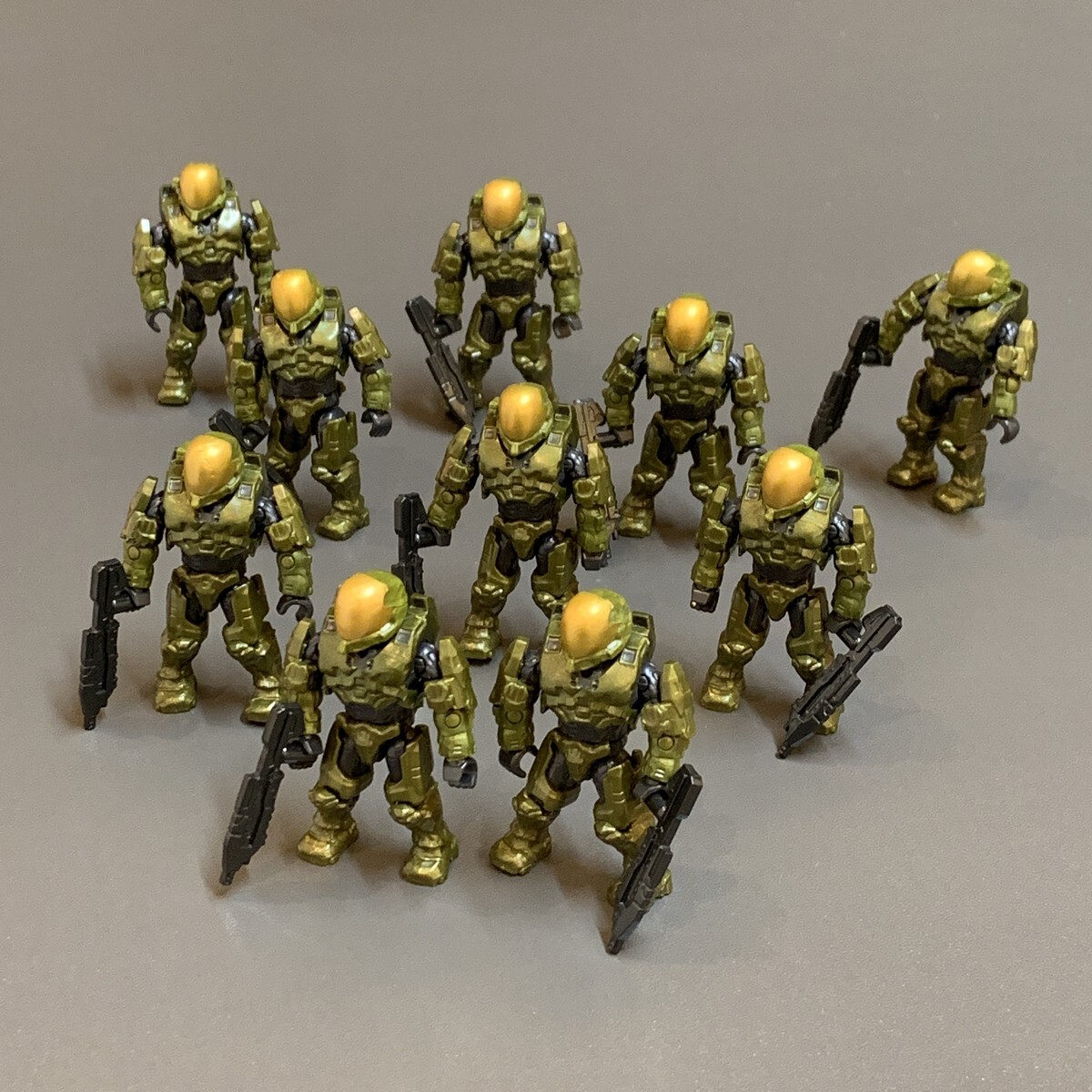 LOT 10 Custom HALO Mega Construx UNSC Marine FIGURES UNSC Marine