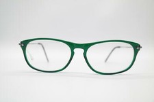 Vintage Green Gray Oval Glasses Eyeglass Frame NOS