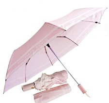 Michael Kors Umbrella Travel Light Powder Blush Monogram New