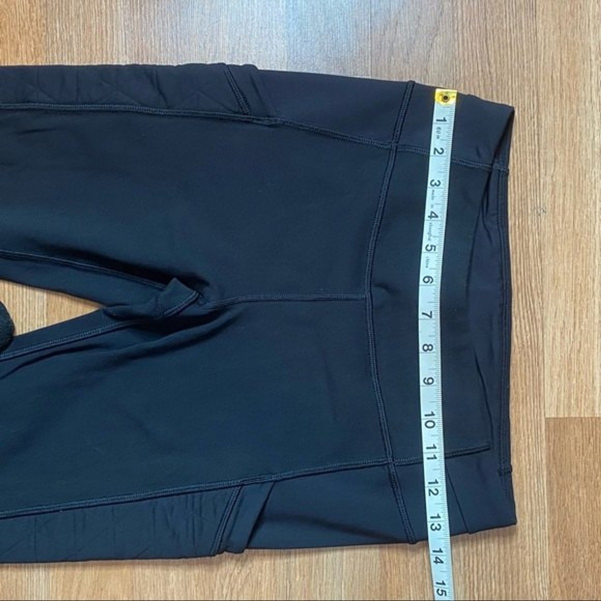Ivivva Lululemon Girls Leggings Black Quilted Side Panel