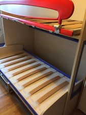 Cameretta Moretti Compact - Letto castello + cassettoni + scala con contenitori