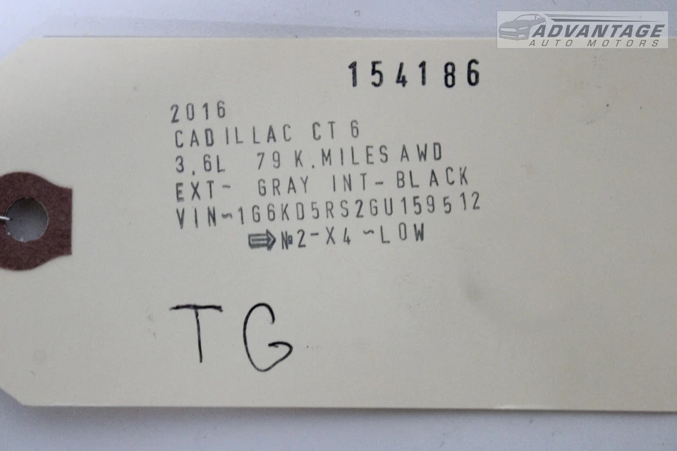 Cadillac CT6 2016-2020 tapa trasera maletero sello goma OEM Foto 3 de 3