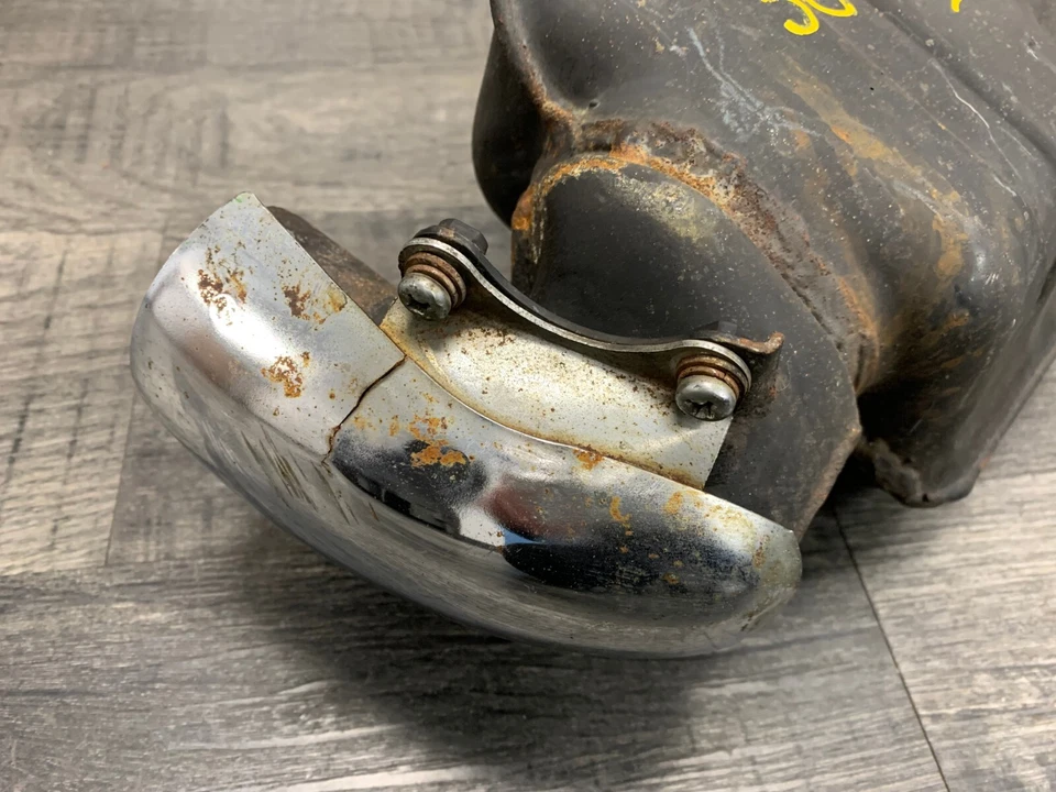 Honda VT500C Shadow 500 1985 OEM silenciador escape tubo medio pre cámara #3 Foto 2 de 4