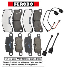 Front & Rear Brake Pad +Sensor OES for Porsche Panamera	4S S Turbo