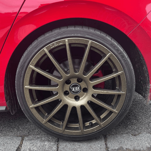 18 Zoll T7 Alufelgen 8x18 4x100 ET35 in bronze für Mazda Suzuki und Toyota - Bild 7 von 8