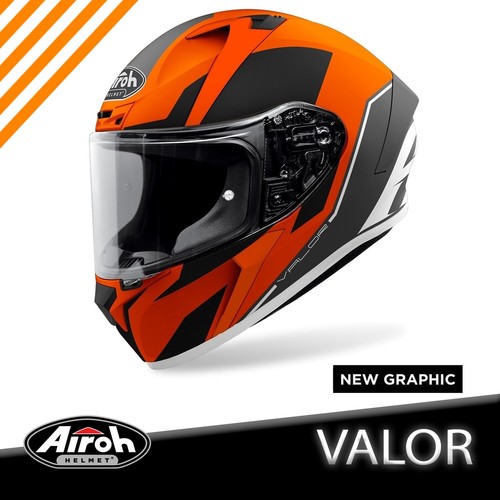 CASCO INTEGRALE DA MOTO SCOOTER AIROH VALOR ARANCIONE KTM UOMO DONNA  OMOLOGATO | eBay