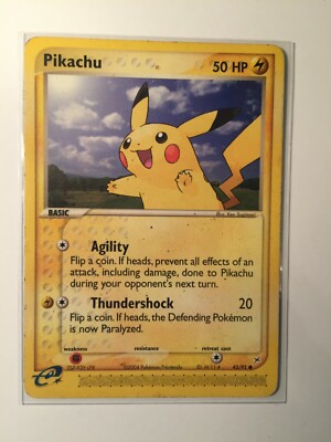 Pokemon Trading Card: Pikachu (43/95) | eBay