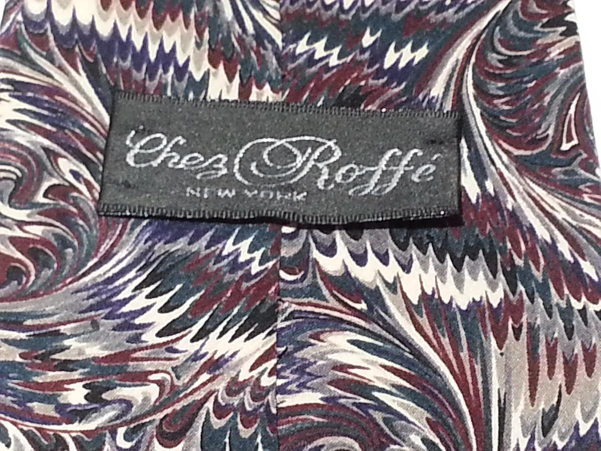 Chez Roffe Men Dress Silk Tie 60